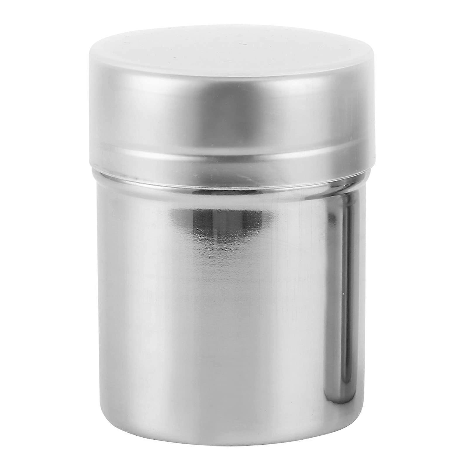 Stainless Steel Fine Mesh Powder Shaker, Large Coffee Sifter for Cocoa, Flour, and Sugar Dusting