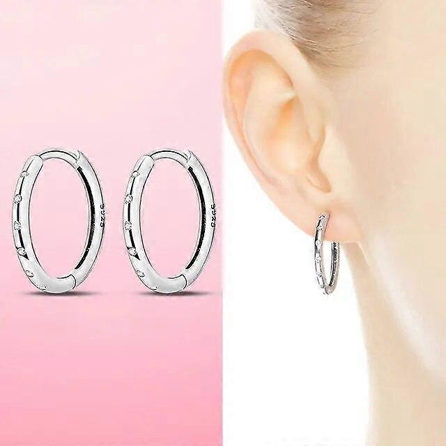 2023 925 Argento Cuore Cz Zircone Cubico Rotondo Margherita Fiore Trio Orecchini Per Le Donne Argento 925 Gioielli Di Moda Originali
