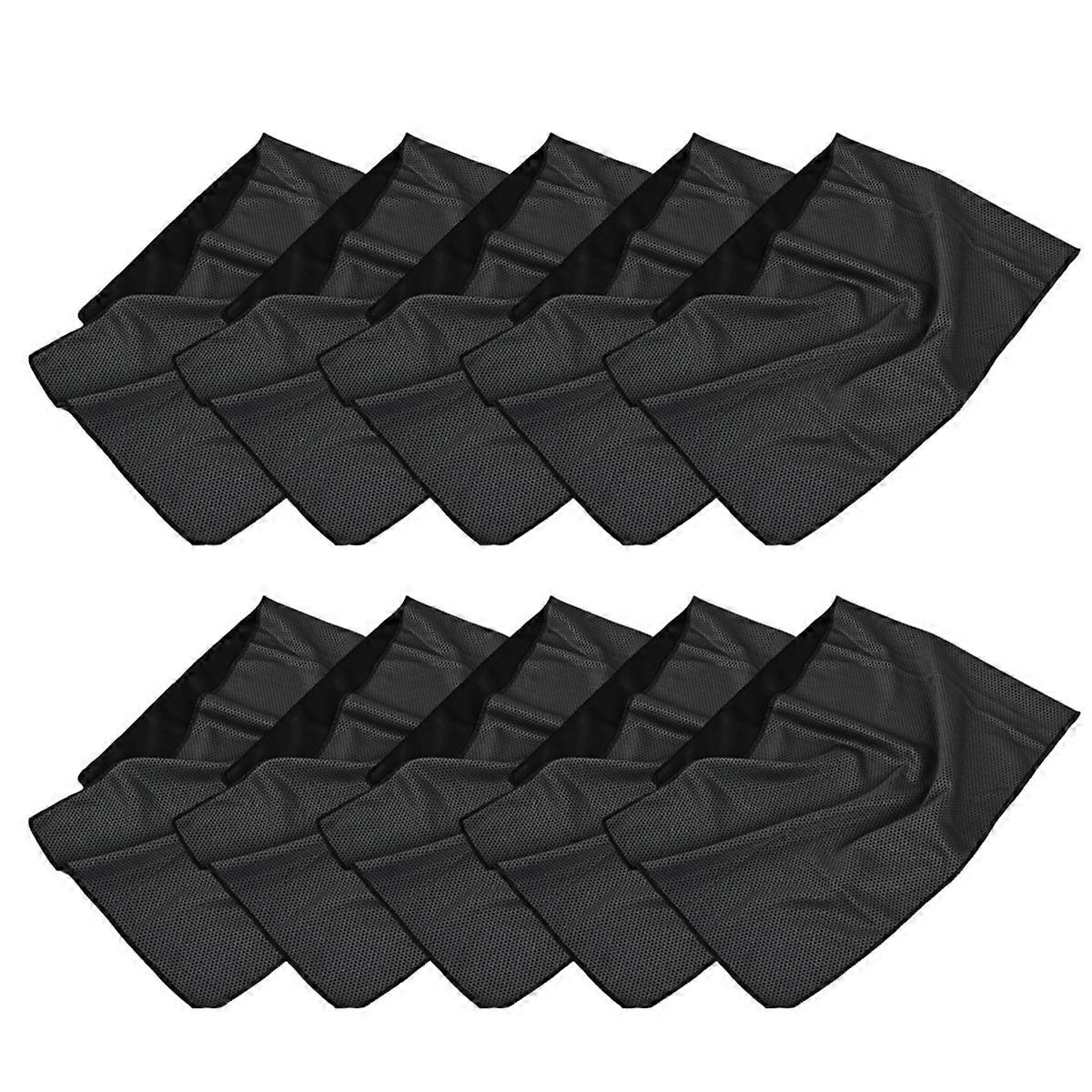 Dark gray Cool sports quick-drying towel suitable for gym