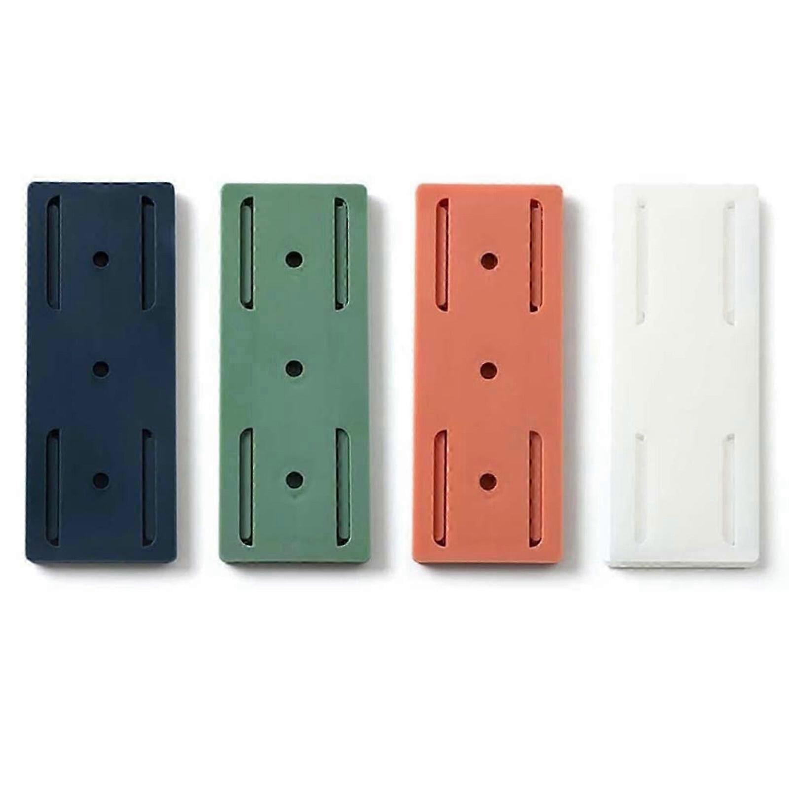 Fixer Power Strip Plug 4PCS Wall-Mount Plugs Holder Socket Cable Wire Organizer