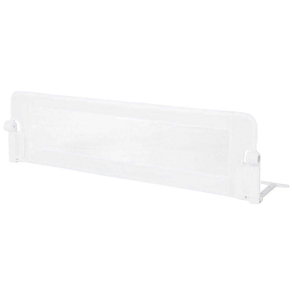 Folding safety gate for cots with adjustable straps 150x40.5x42 cm white
