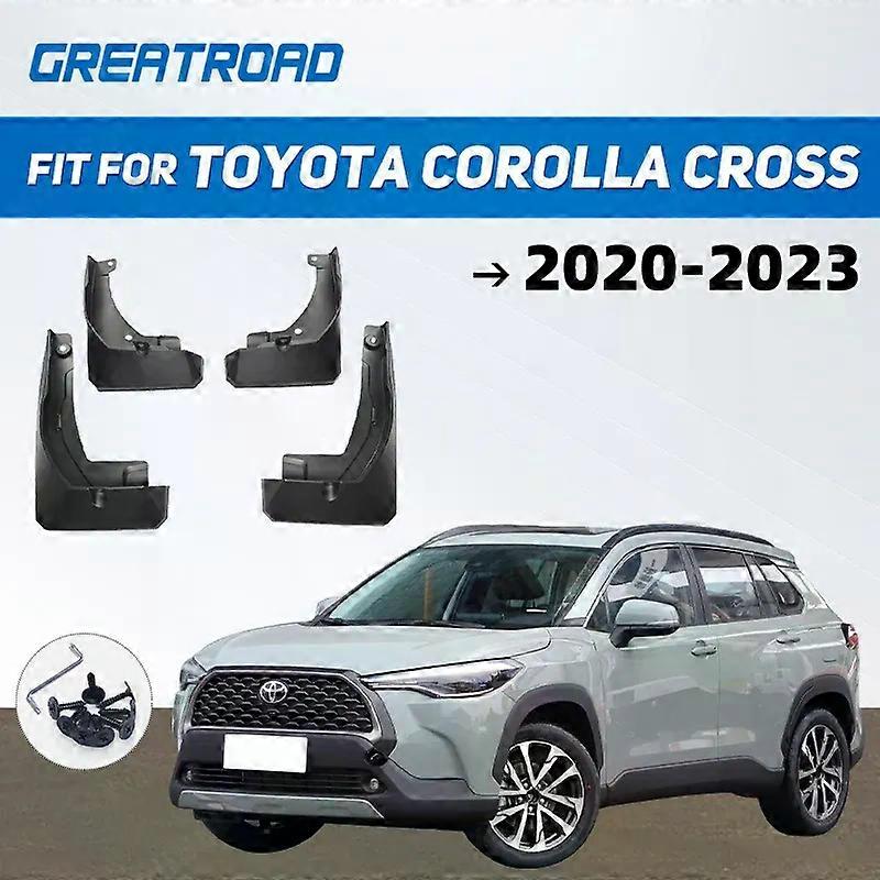 Feryeada Mud Flaps For 2022-2023 Toyota Tacoma - No Drill, Front & Rear Set Of 4