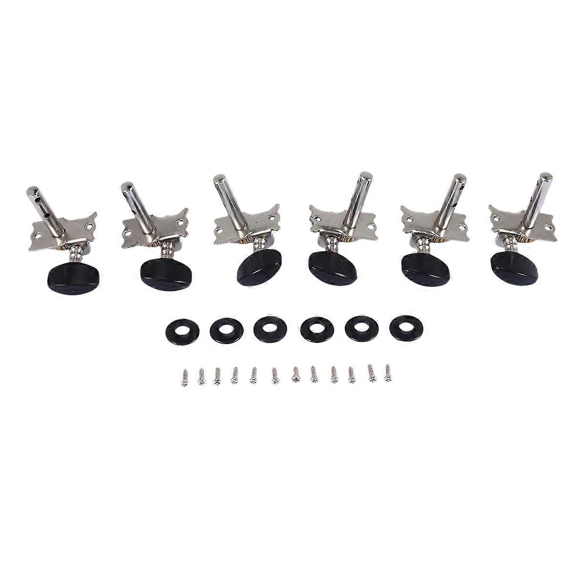 6Pcs 3R3L Guitar Open Machine Heads Acoustic Folk Guitar Tuning Peg
