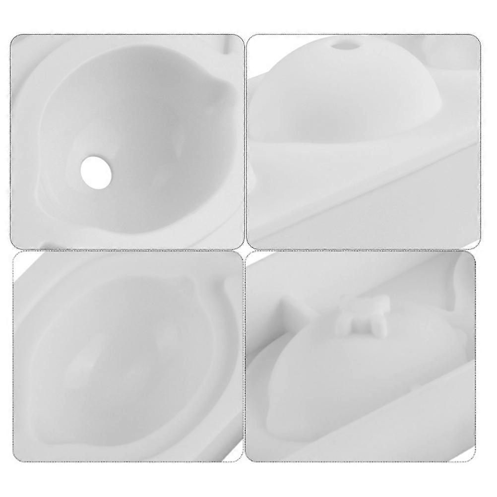 Lemon Shaped Silicone Cake Molds – 4 Cavity, Food Grade, Non-Stick, Easy Clean (White) - View #7