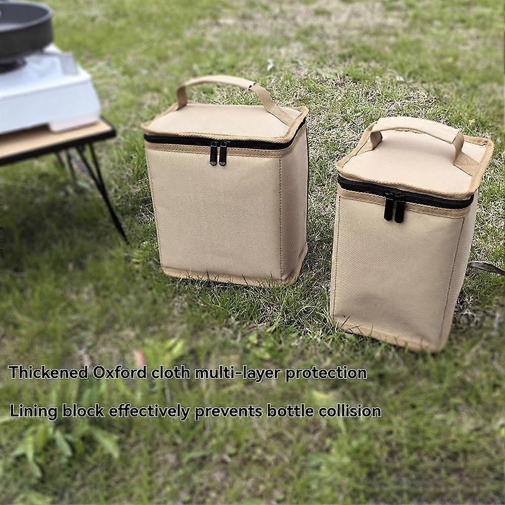 Camping Gas Tanks Storage Bag Protective Case Black Big