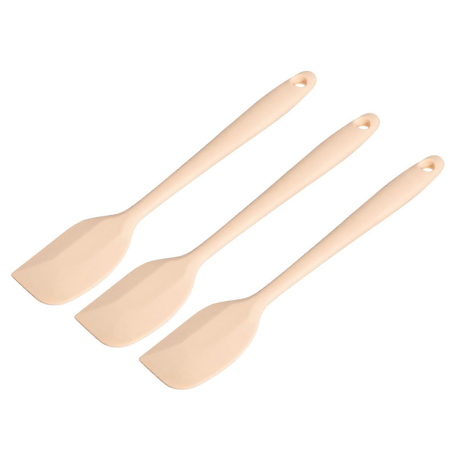 3 Pcs Silicone Spatula Spoon Heat-resistant Baking for and Cooking 11 Inch