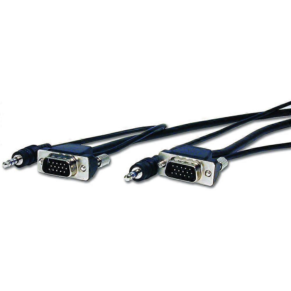 MVGA15P-P-12HR/A Pro AV/IT Series Micro VGA 12' HD15 Plug to Plug with Audio Cable