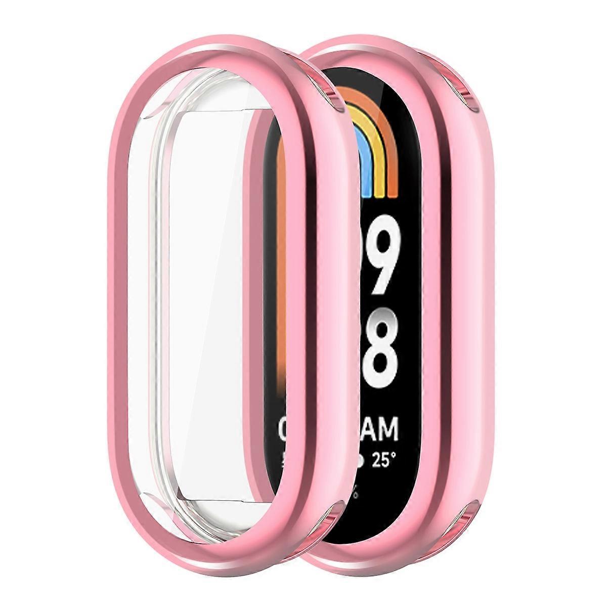 ENKAY Hat-Prince Full Coverage Electroplated Soft TPU Case with Screen Protection For Xiaomi Mi Band 8