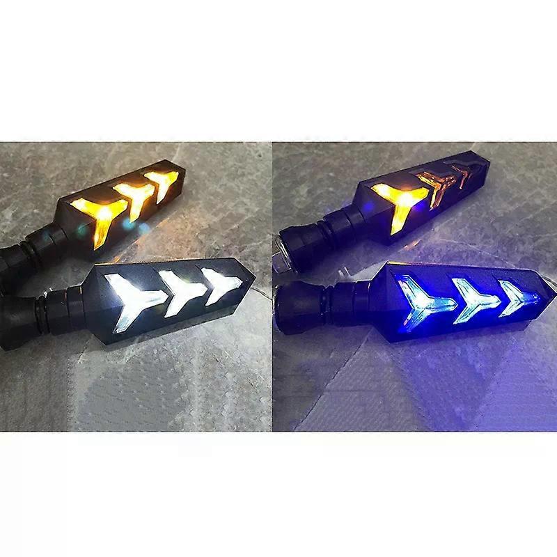 Flowing LED Motorcycle Turn Signal Light 12V 10MM Indicator Lamp Universal compatible for CFMOTO CLX750 800MT 150NK 250NK DU-CATI Monster