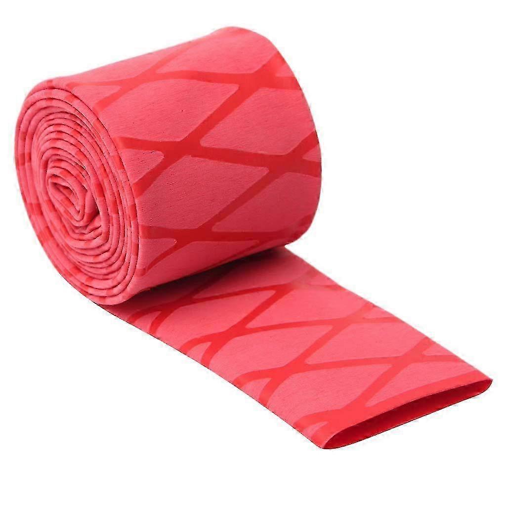 15mm Heat Shrink Sleeve Wrap DIY Fishing Rod Handle Cork with Non Slip Waterproof And Insulation Length Durable-color: Red