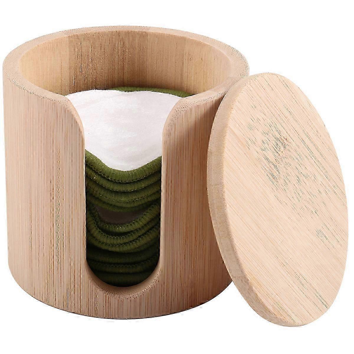 Reusable Bamboo Pads - Ultra-Soft, Eco-Friendly, Gift Set with Vegan Bamboo Barrel
