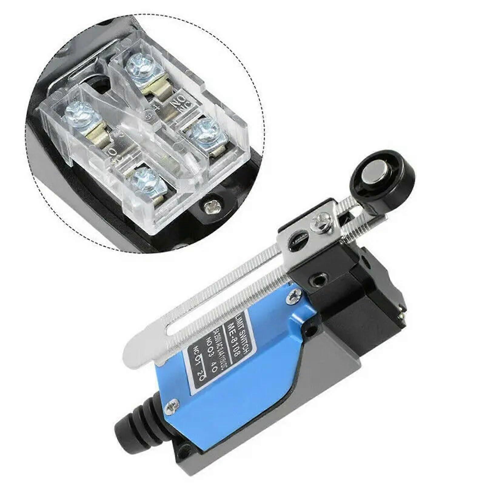 ME-8108 Limit Switch AC250V 5A Momentary 1-Pole Heavy Duty Switch for Industrial Applications