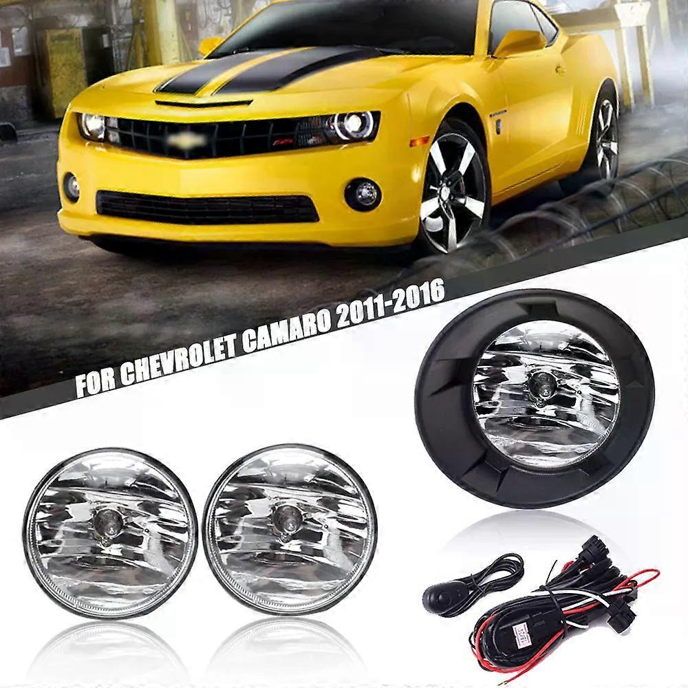 High qualityFor FOR CHEVROLET CAMARO 2011 2012 2013 2014 2015 2016  Front Fog Lights Car Styling Spot Light Fog Lamps With Switch - 1 Pair