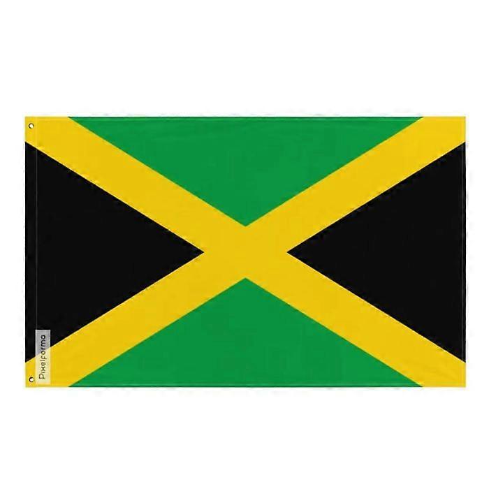 Flag of Jamaica – 60 x 90 cm – Polyester – Iron eyelets – Durable