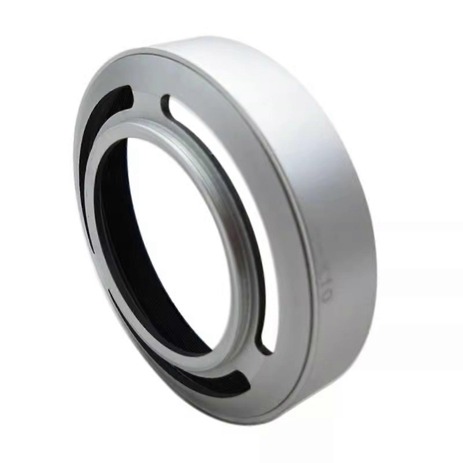 LH-JX10 Professional Camera Lens Hood for X20 X30 Models with Detachable Filter Silver