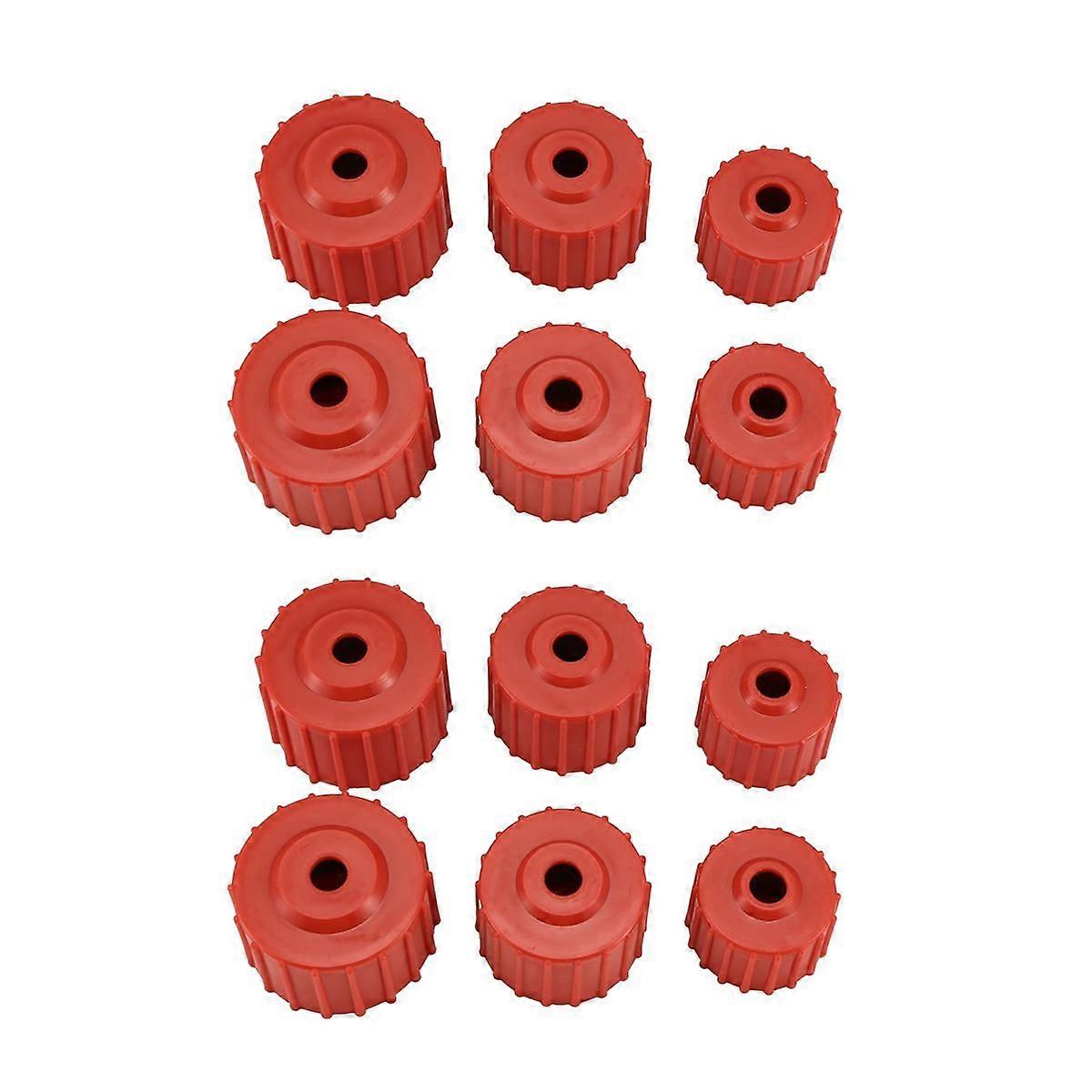 12 Pieces Copper Pipe Cleaners, Tube Cleaning Brush for Copper, Copper Pipe Cleaner (3 Sizes 1/2 3/