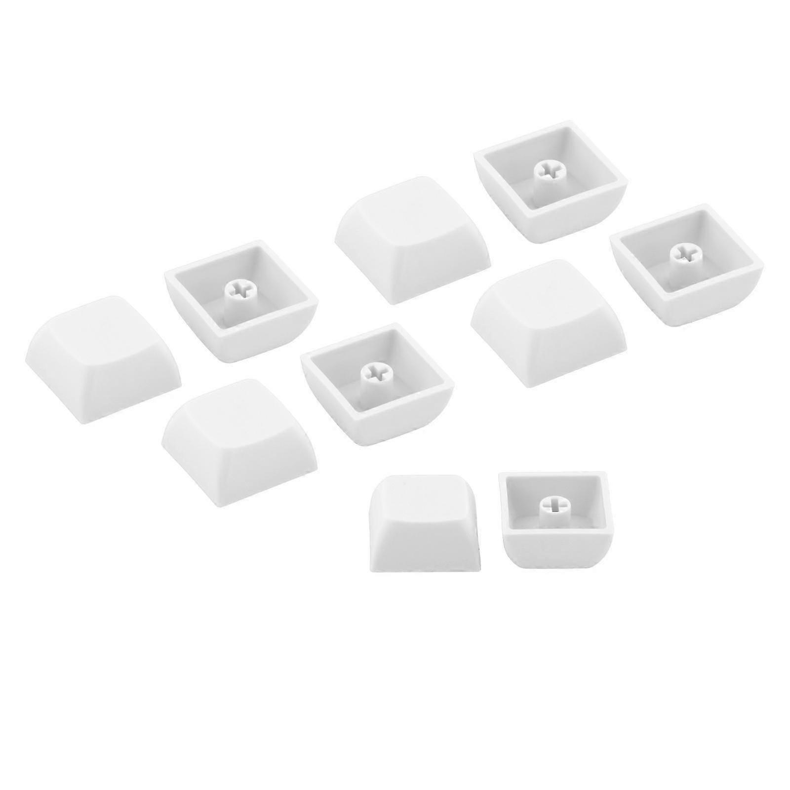 Thick PBT Set Keycap Set Replacement Parts for Mechanical Keyboard-color: White