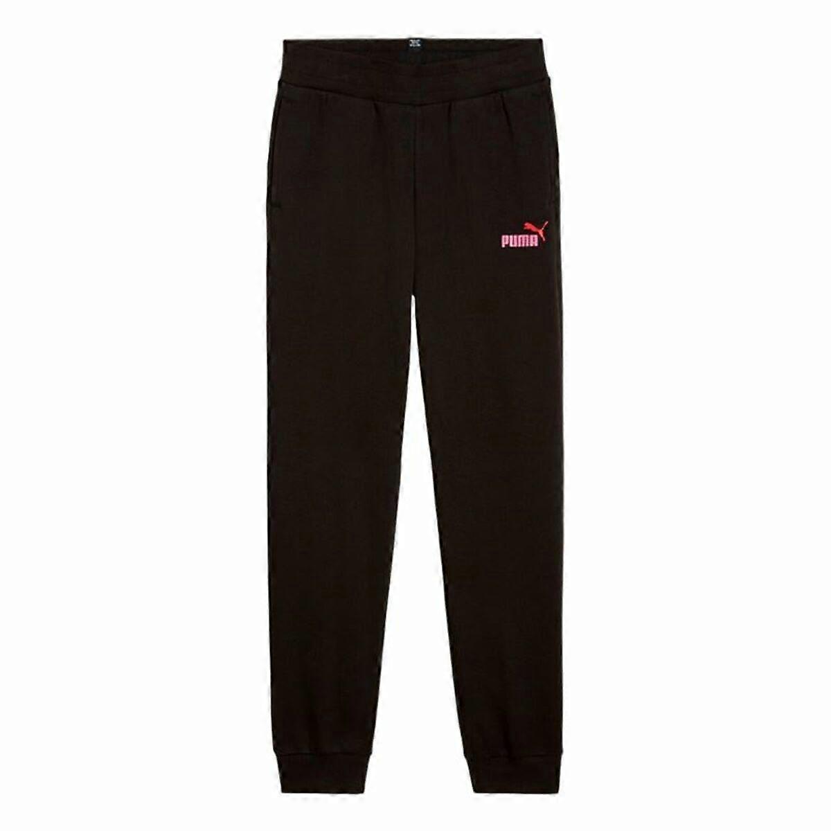 Children's Tracksuit Bottoms Puma Essentials Black