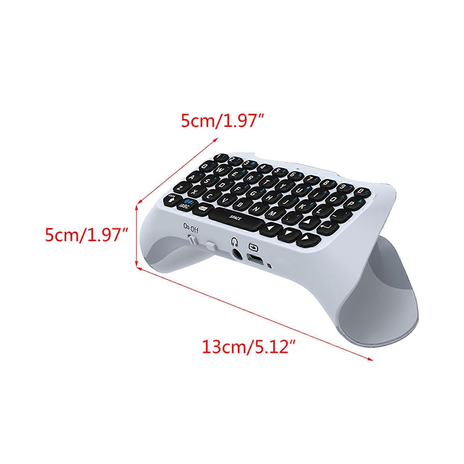 Ergonomic Design Gamepad Keyboard for  Dual Sence Voice Chat
