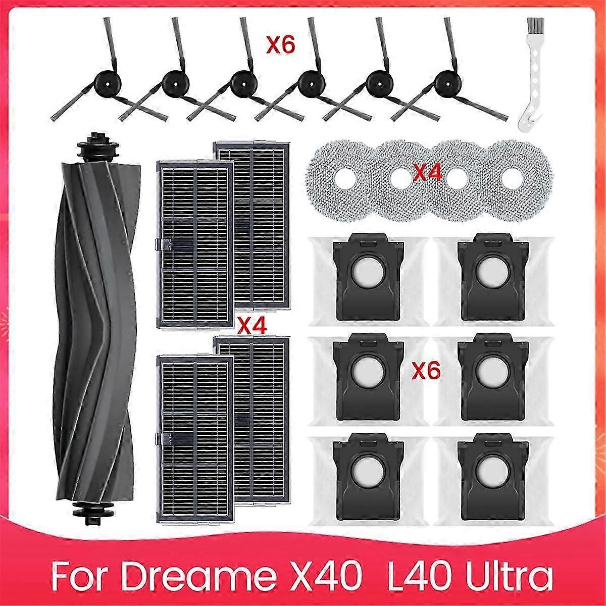 Accessory Setcompatible Dreame X40 & L40 Ultra Vacuums