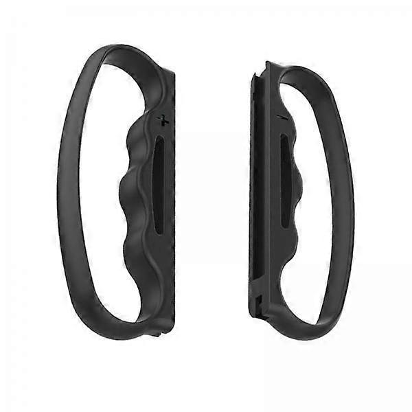 2x2Pcs Controller Boxing Grip Comfort Handle for Switch Black