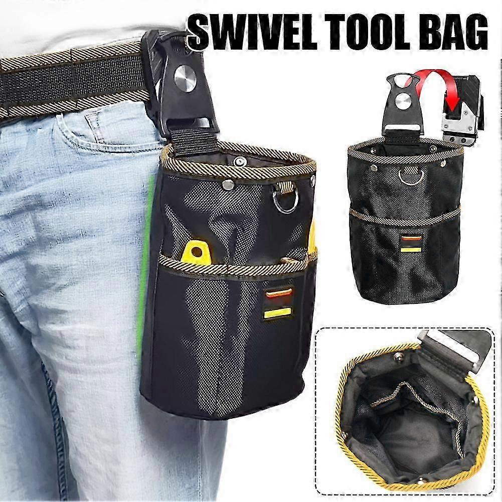 2025 Rotating Quick-hang Tool Waist Bag Electrician Accessories Bag Tool Organizer
