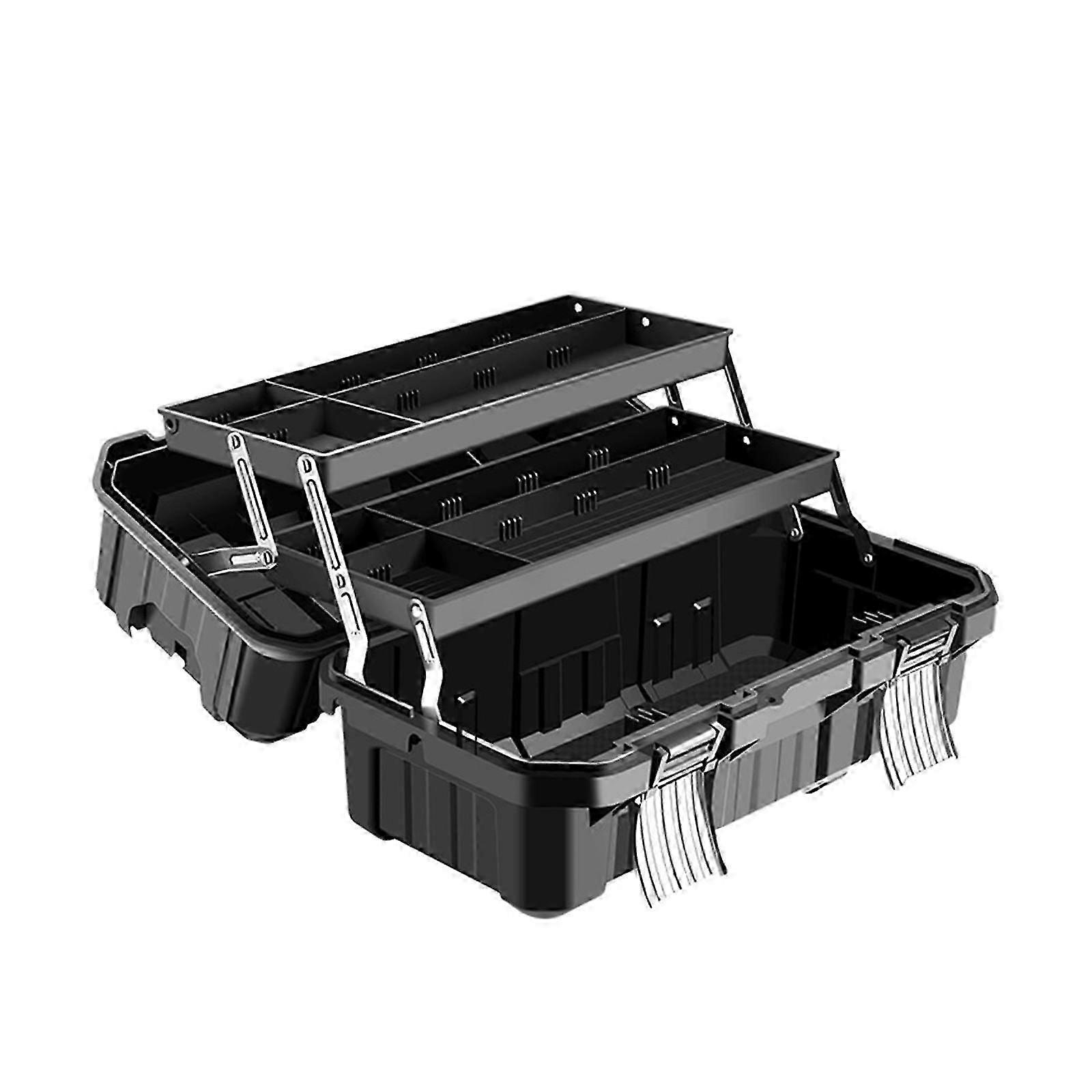 19 Inch Storage Organizer Box for Hardware Tools and Equipment in Workplace for Power Tool Organization