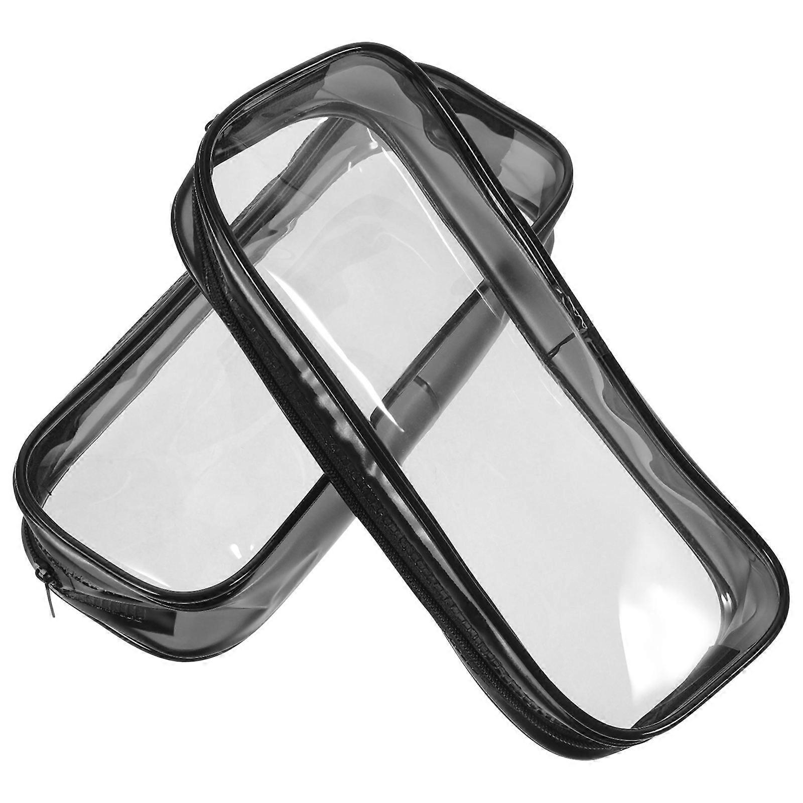 Here's a refined and engaging product description based on the details you provided:

 

**2pcs Large Capacity Pencil Case Adorable PVC Stationery