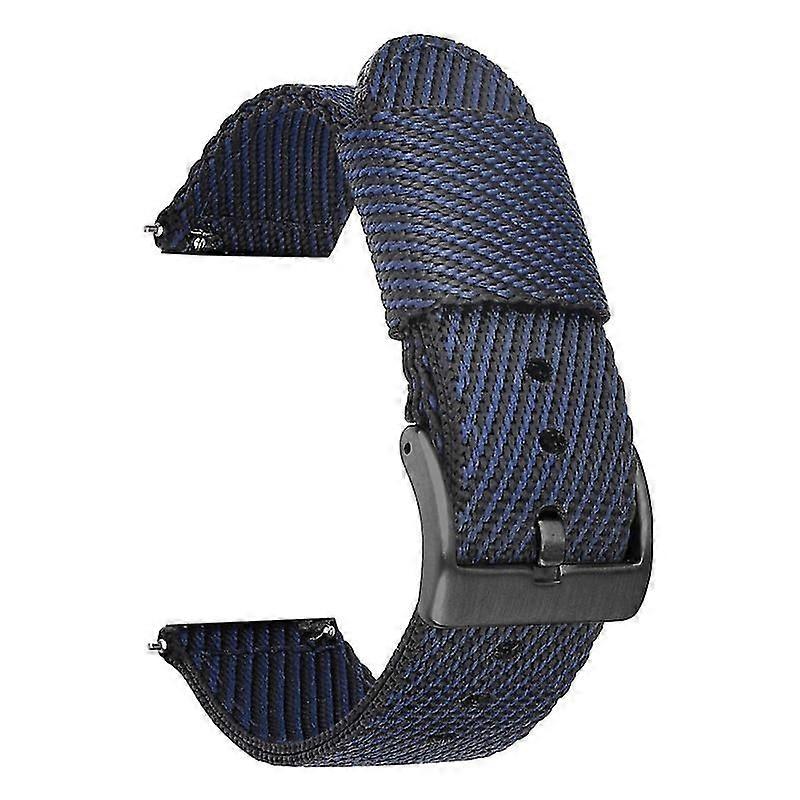 For Seiko Watches Swordfish Two-section Canvas Quick Release Strap 18/20/22/24mm