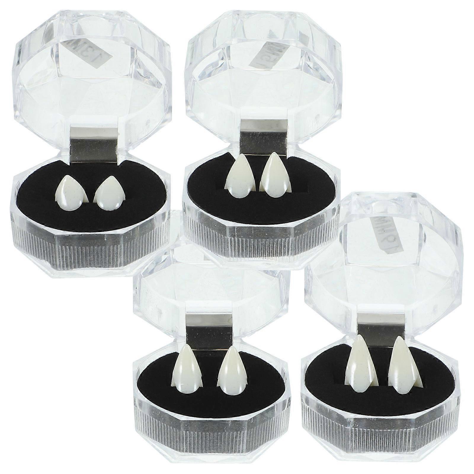 Role Playing Teeth Prop, Safe Resin , 4 Sizes for Creative Costumes