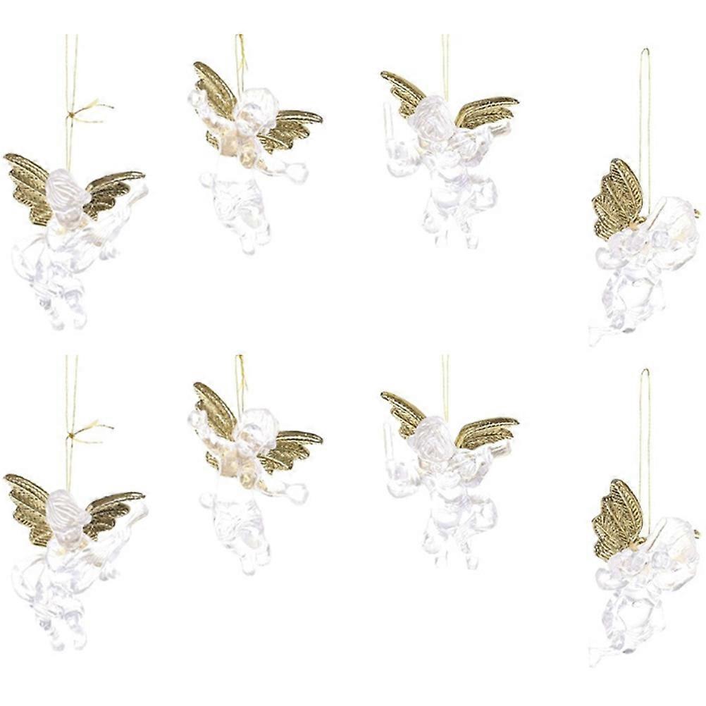 Beautiful Angel-Shaped Ornaments for Tree Decor, Crafted with Precision