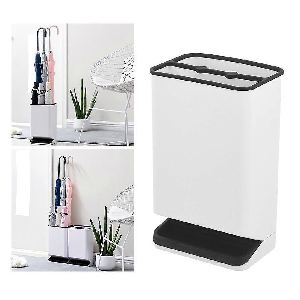 Space-efficient Umbrella Holder, Leakproof Base with Easy Water Removal for Homes