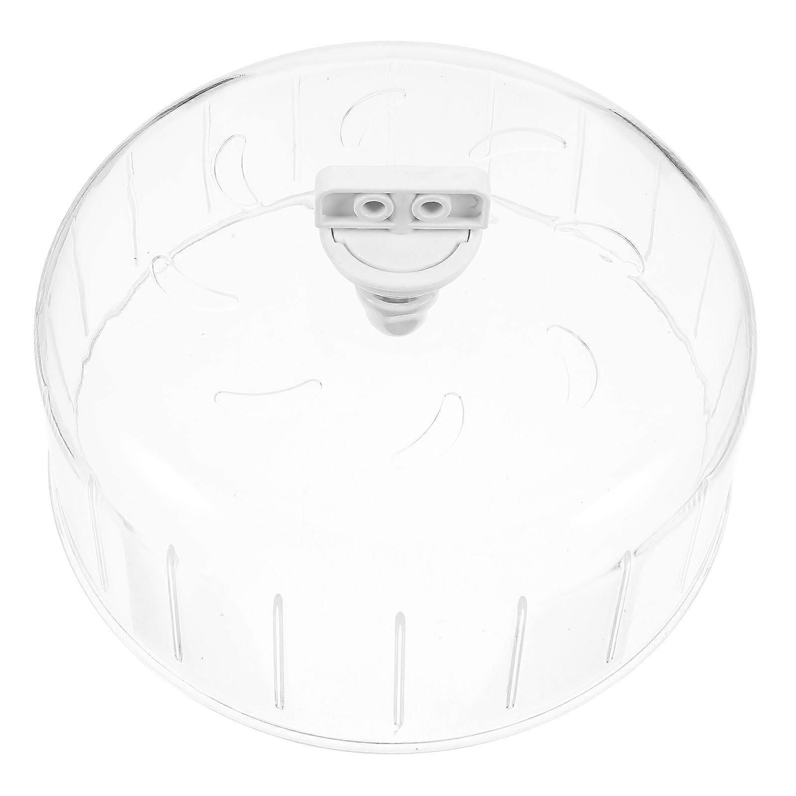 Silent Hedgehog Wheel Exercising Hamster Accessory Transparent Design