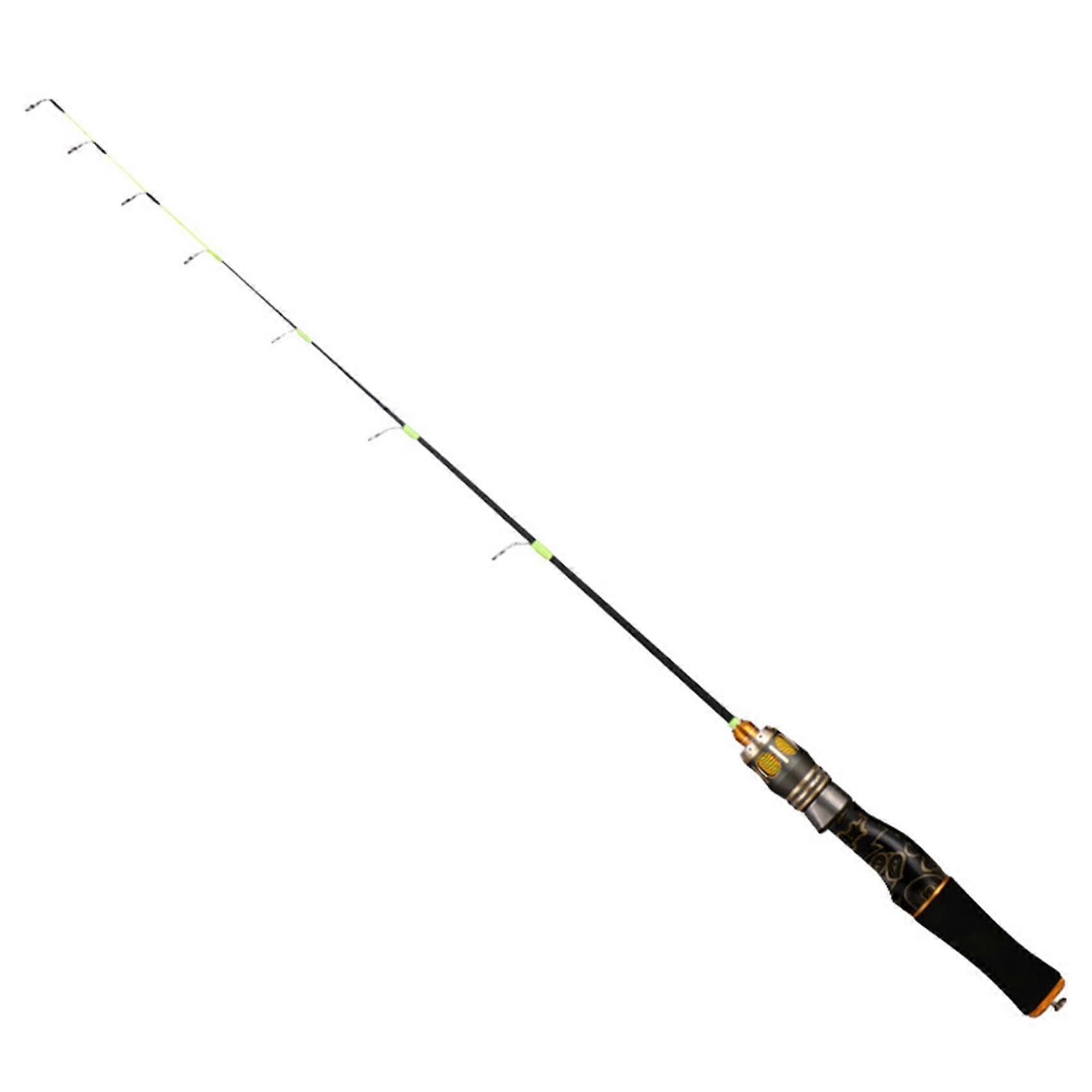 Ultra Short Titanium Alloy Ice Fishing Rod 70cm Insert Soft Shaft Right
