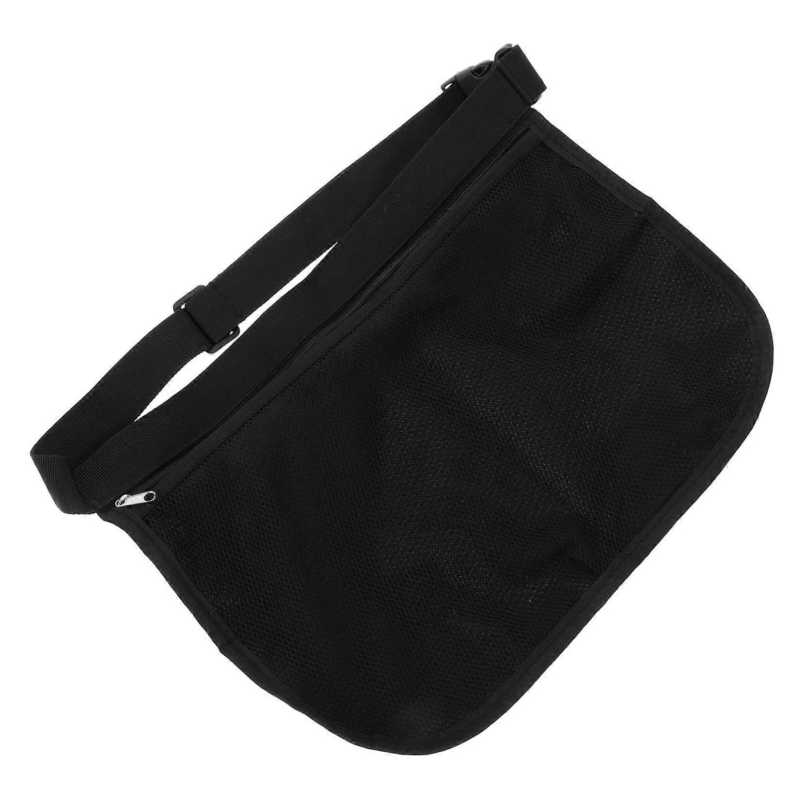 Net bag for golf tennis holder with hip bag portable storage container for elastic net design