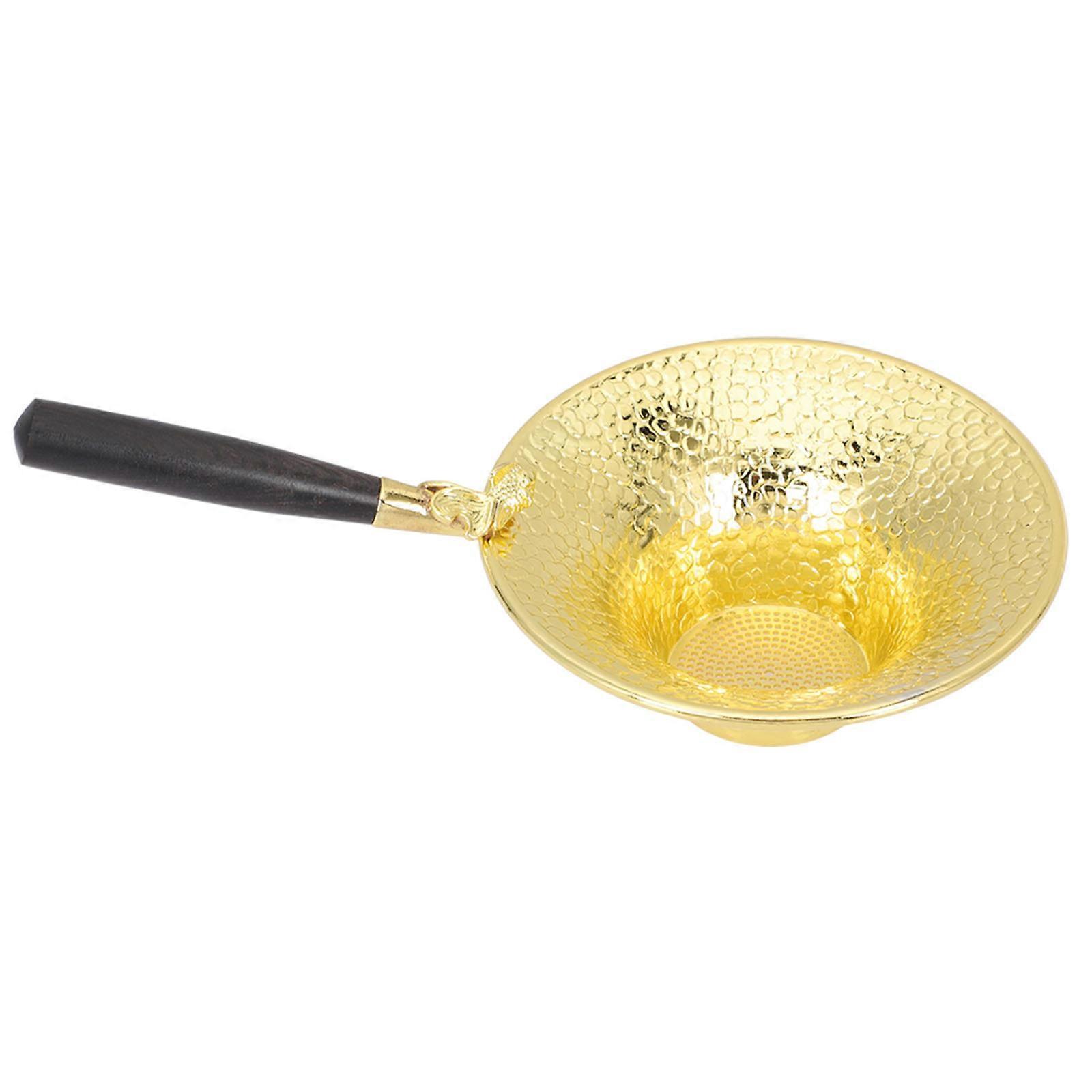 Reusable Handheld Tea Strainer with Fine Mesh Filter for Loose Leaf Tea – Smooth Edges, Practical Design, Great Gift
