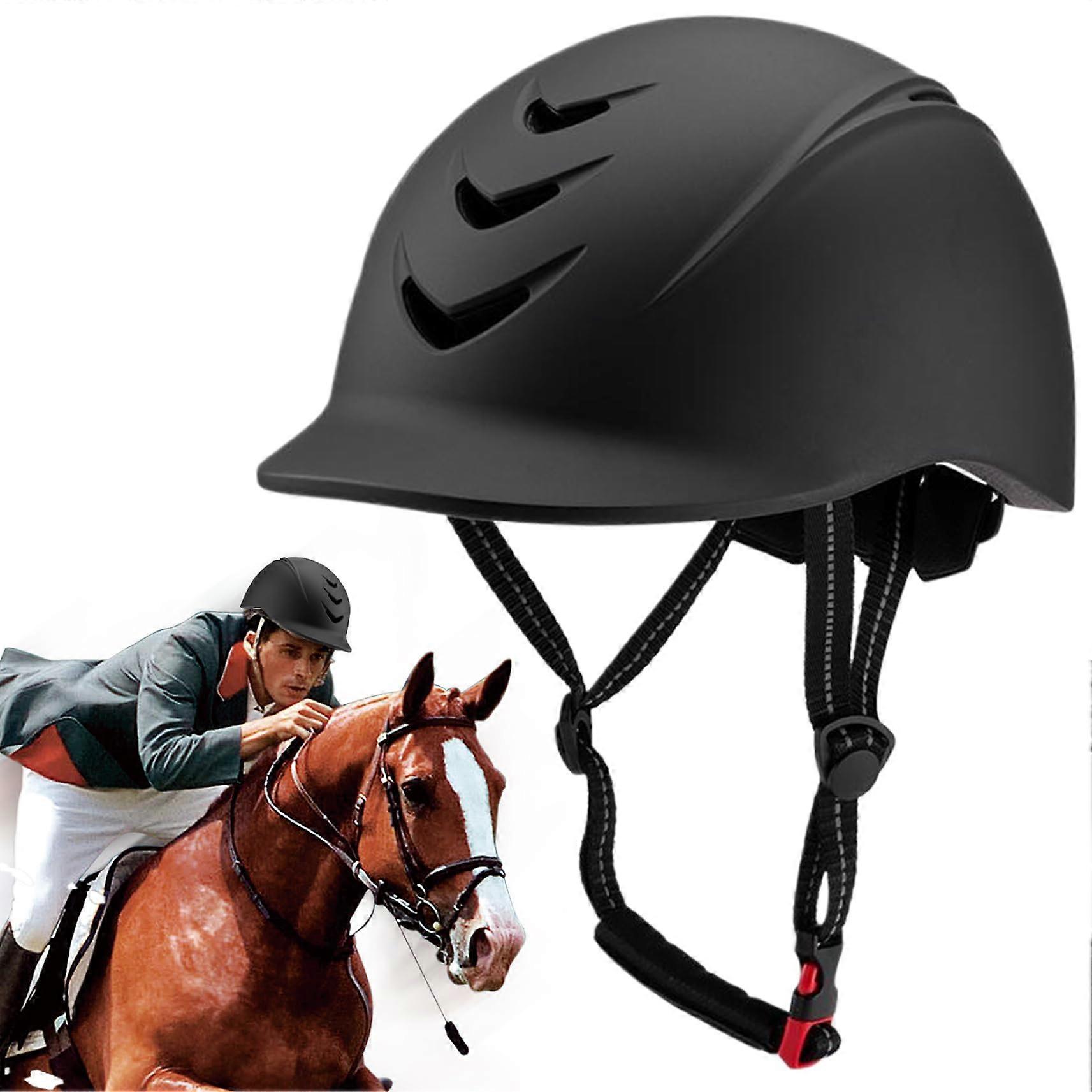 Riding Helmet, Breathable Soft Padded Riding Hat with Adjustable Strap Ref: 3949