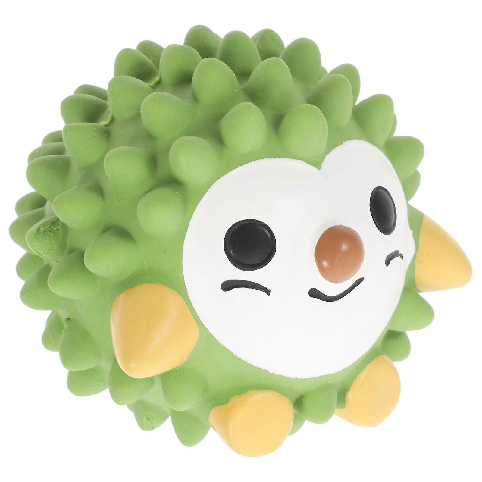 Puppy Teething Toy Latex Squeaky Sound Fruit Animal Shape Interactive Play for Small and Medium Dogs 1Pack