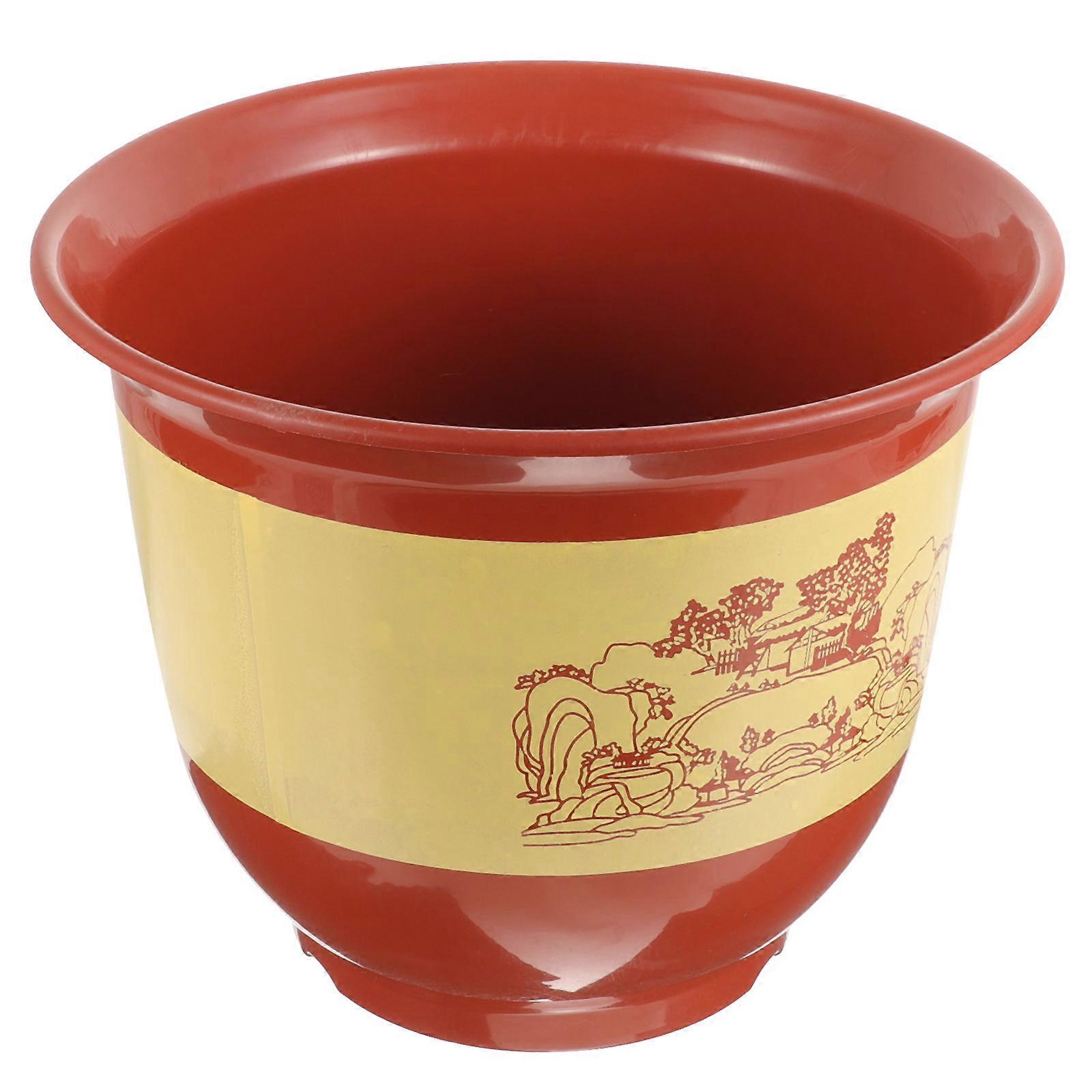 Thickened Plastic Orchid Pot with Drainage Holes, Durable Reusable Flower Planter for Cactus, Garden, Balcony, and Courtyards