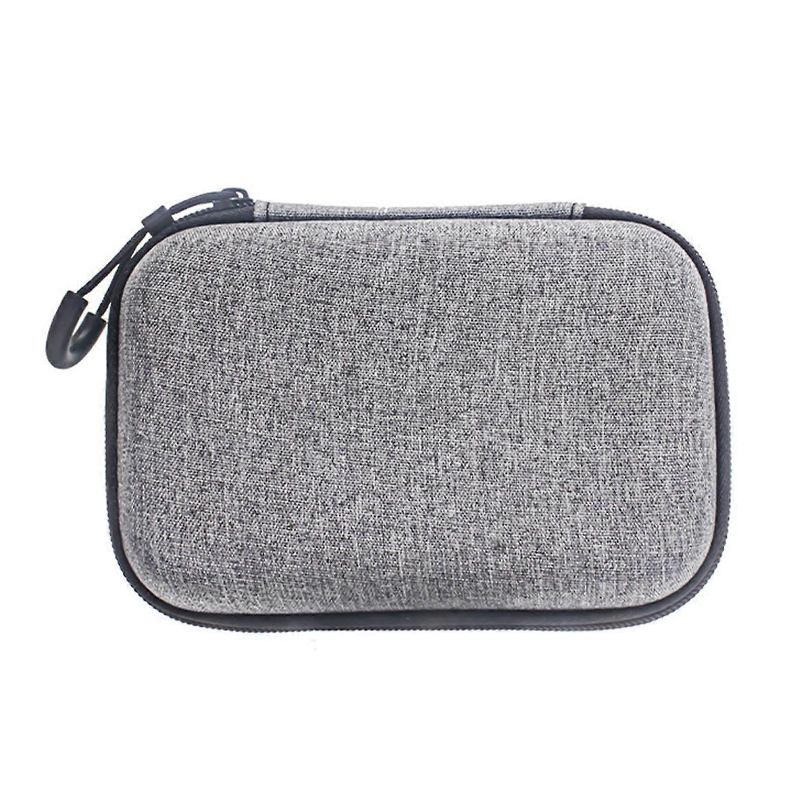 AI Voice Recorder Carrying Case, Waterproof, Shockproof, EVA Foam, Large Capacity, for PLAUD NotePin, Gray