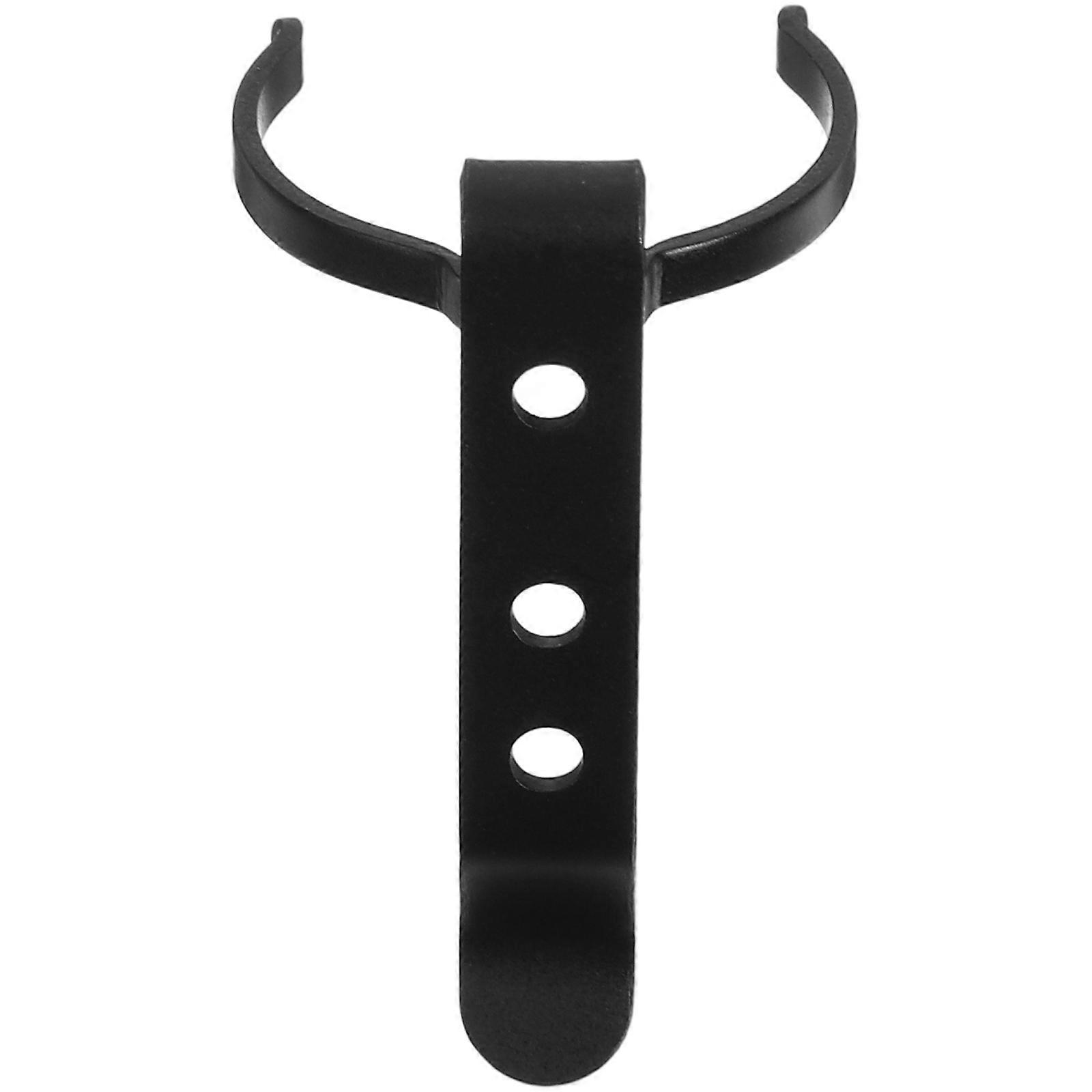 Black Flashlight Clip Waist Clip for Secure Flashlight Carry