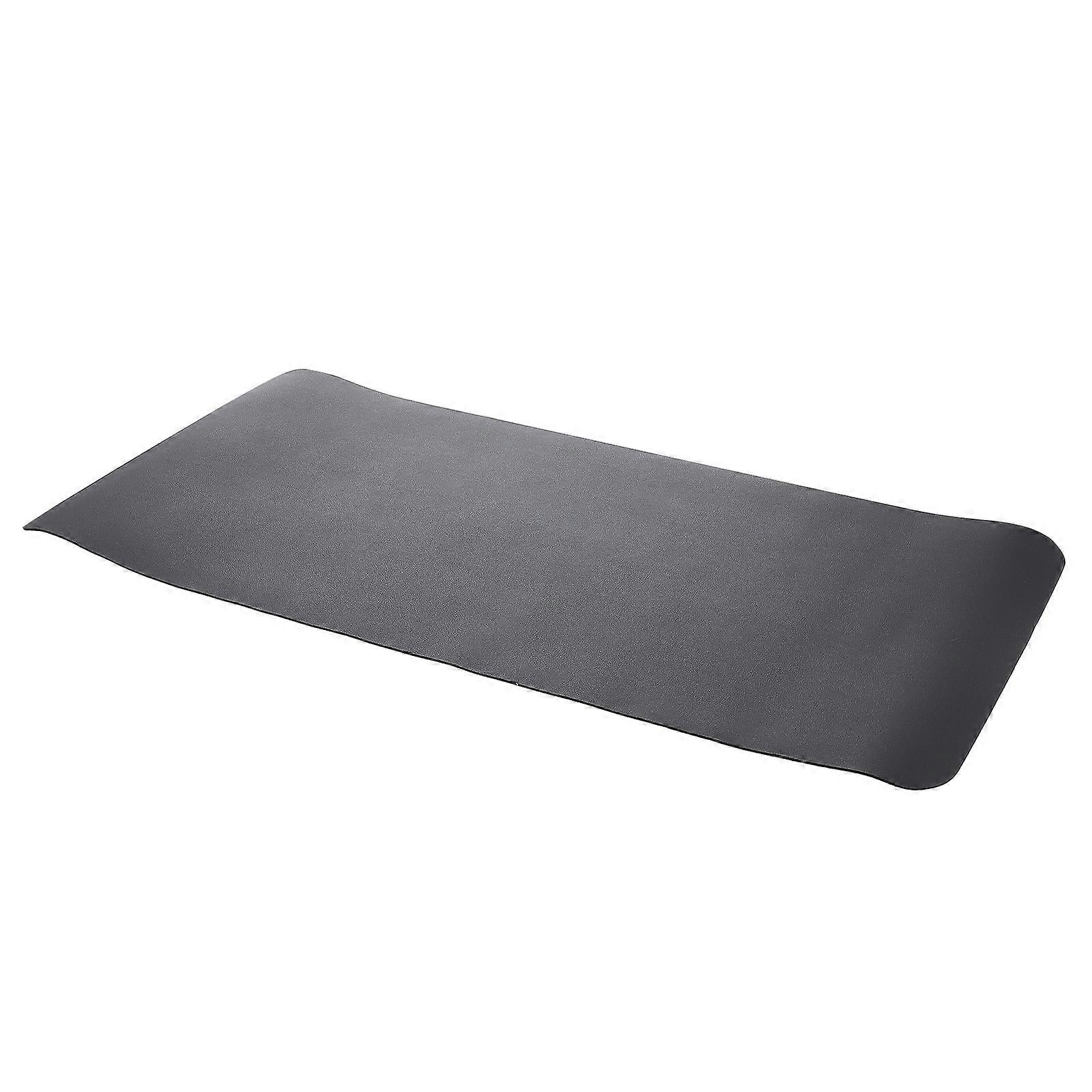 Mouse Pad Laptop Office Accessories For Desk Work Efficiency Enhancement 60.5X30CM Black Leather 1Pcs
