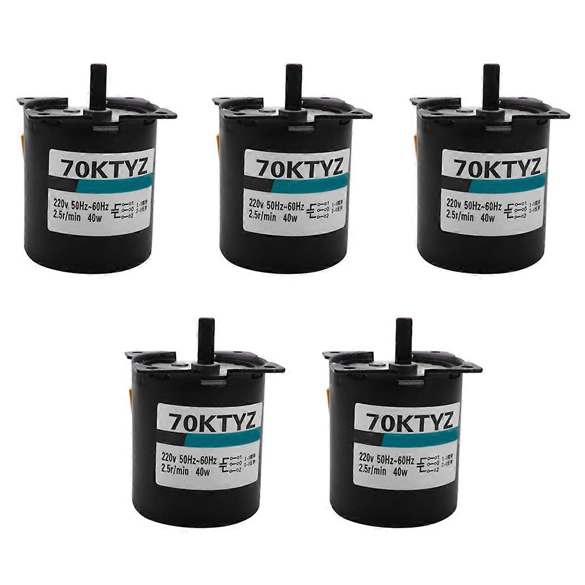 220V AC 40W Low Speed Geared Motor