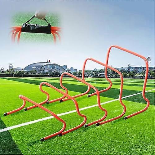 5part portable agility speed hurdle set for children, lightweight sports obstacle 56425