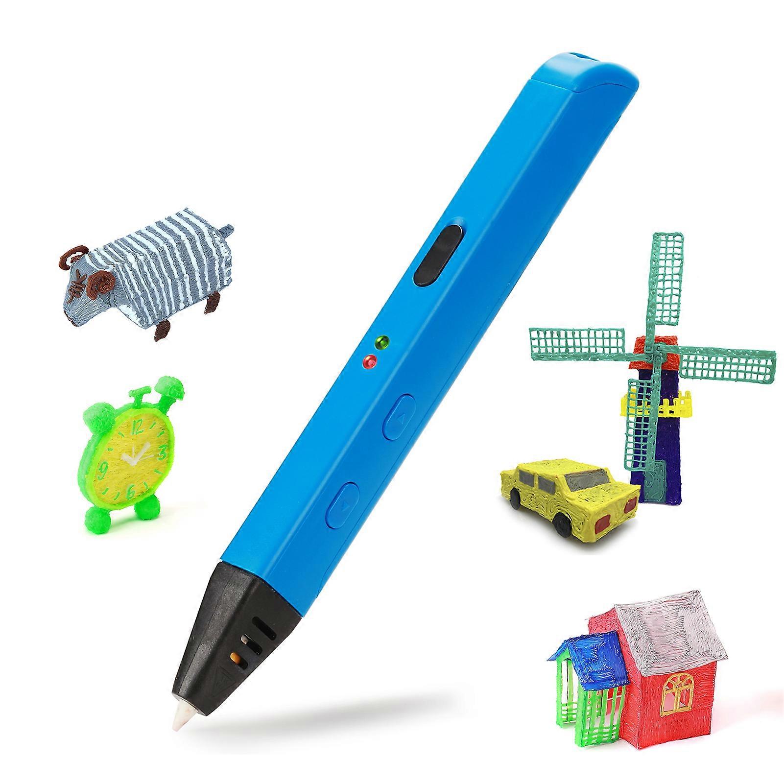 3D Printing Pen Supports temperature and speed adjustment, with indicator light for heat dissipation