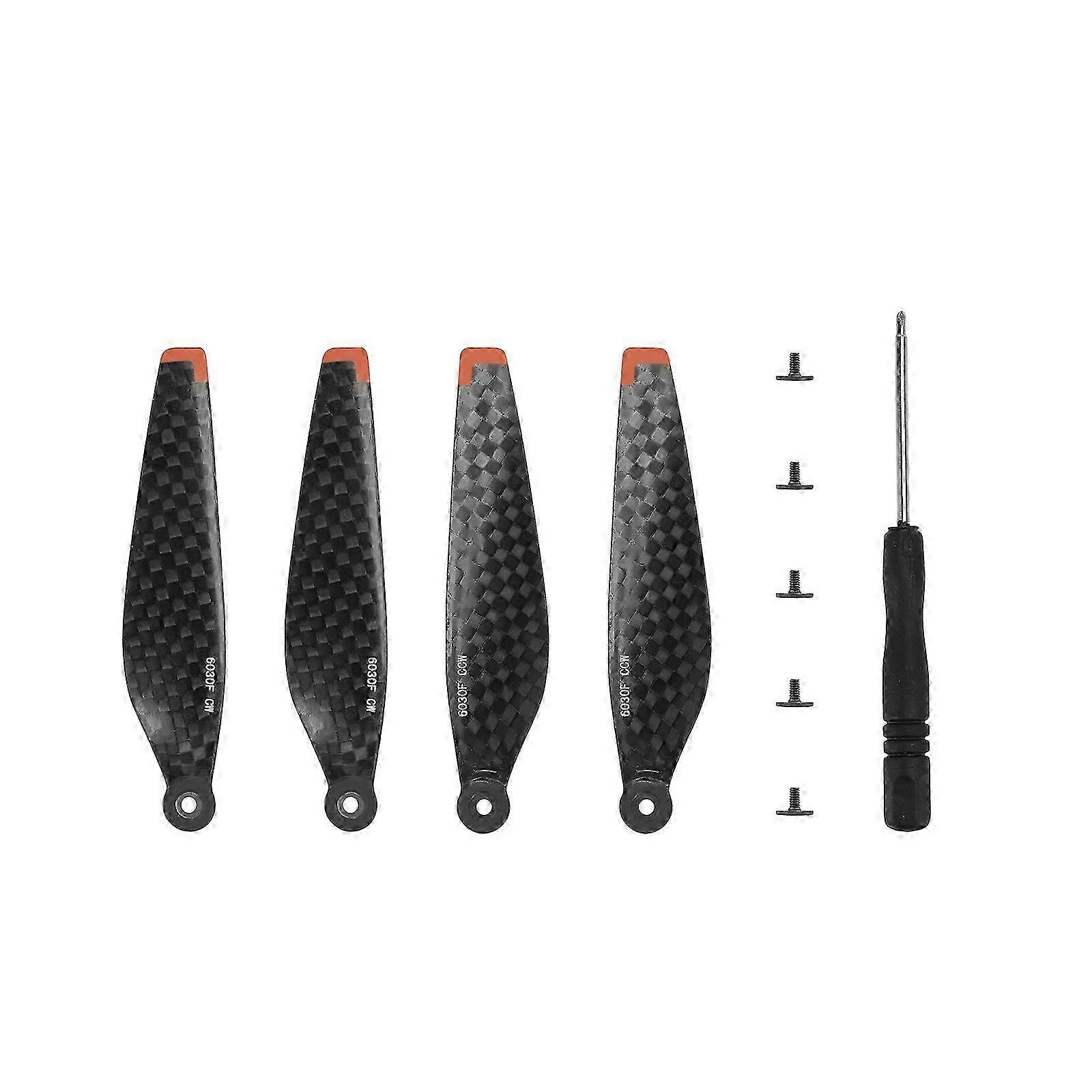 4/8Pieces Carbon Fiber Propeller for Mini 3 Pro Camera Drone Light Durable