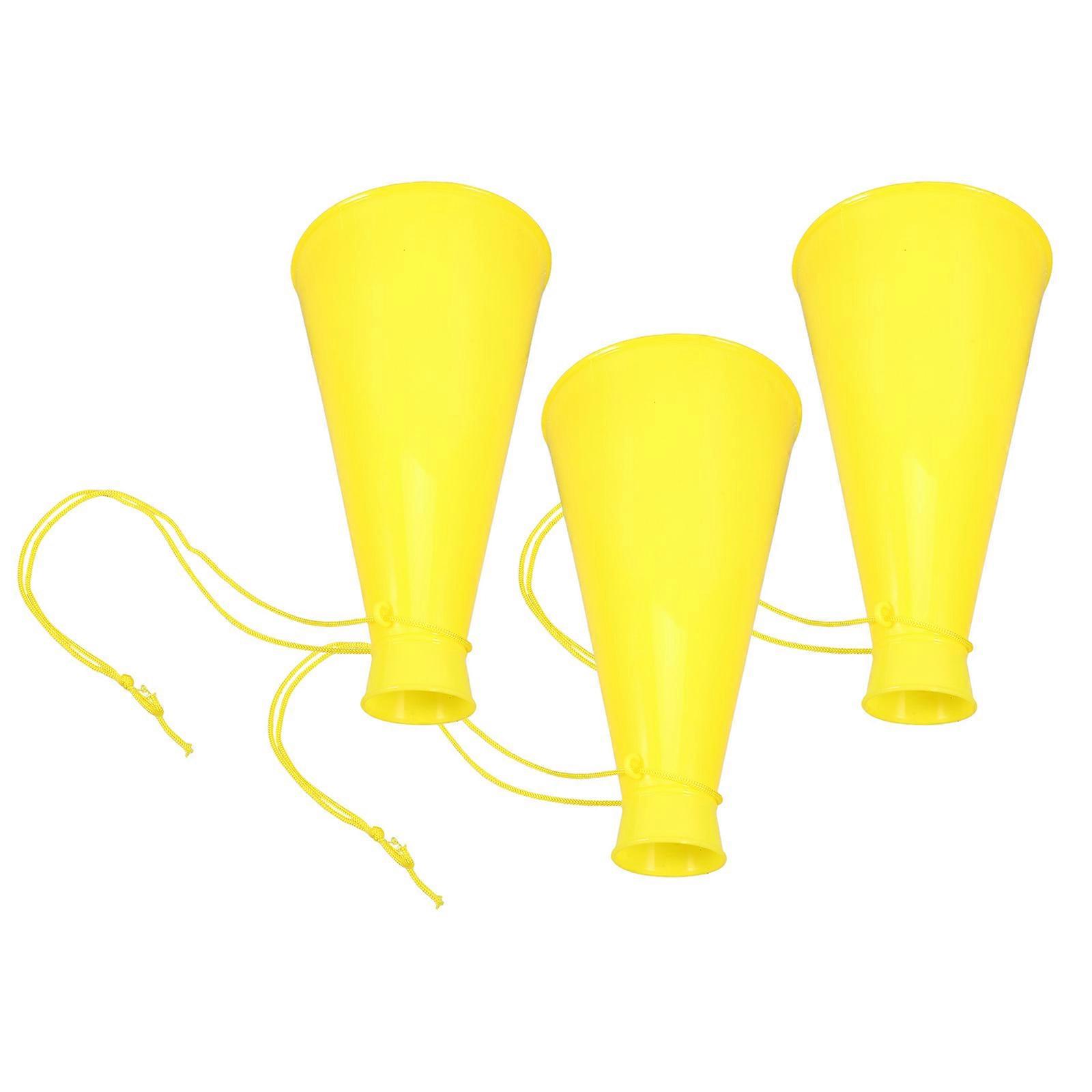 Stadium Noise Maker Cheer Megaphone for Sports Fans Mini 22.50X12.50X12.50CM Cheering Prop 3Pcs