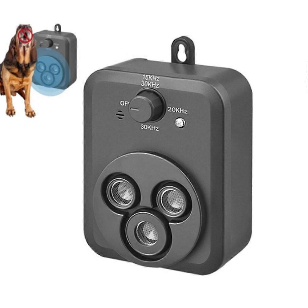 Dispozitiv anti-lătrat Barkbuz,Qinux Barkbuz pentru câini,Mod stroboscopic,25000-40000 Hz