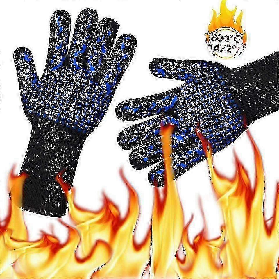 High Temperature Resistant Oven Mitts for Barbecue with Fireproof Heat Insulation for Microwaves, Available in 8 Different Styles, Suitable