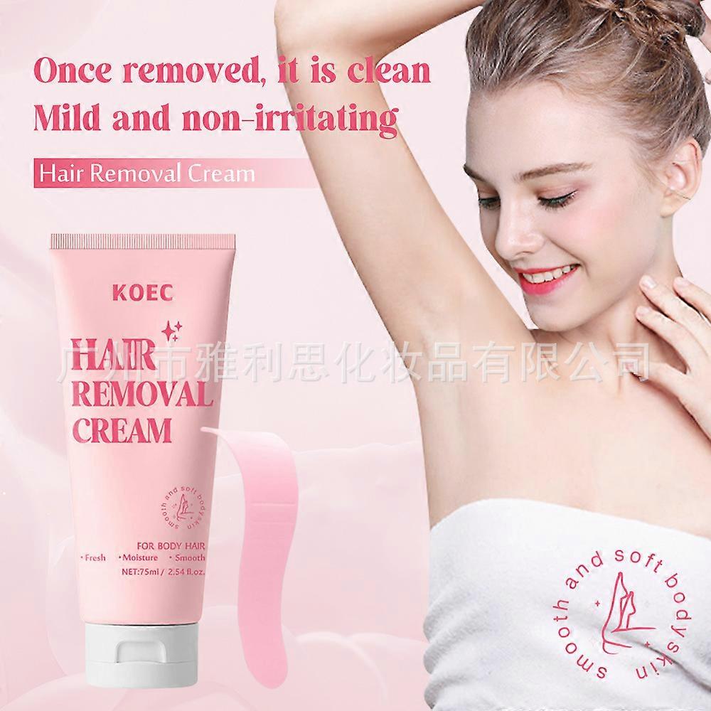 Gentle Hair Removal Cream for Sensitive Skin, Fast Acting Depilatory Cream for Face, Underarm, Chest, Leg, Arm for Men and Women